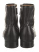 Gucci Sylvie Web Accent Leather Boots