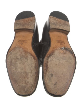 Gucci Sylvie Web Accent Leather Boots