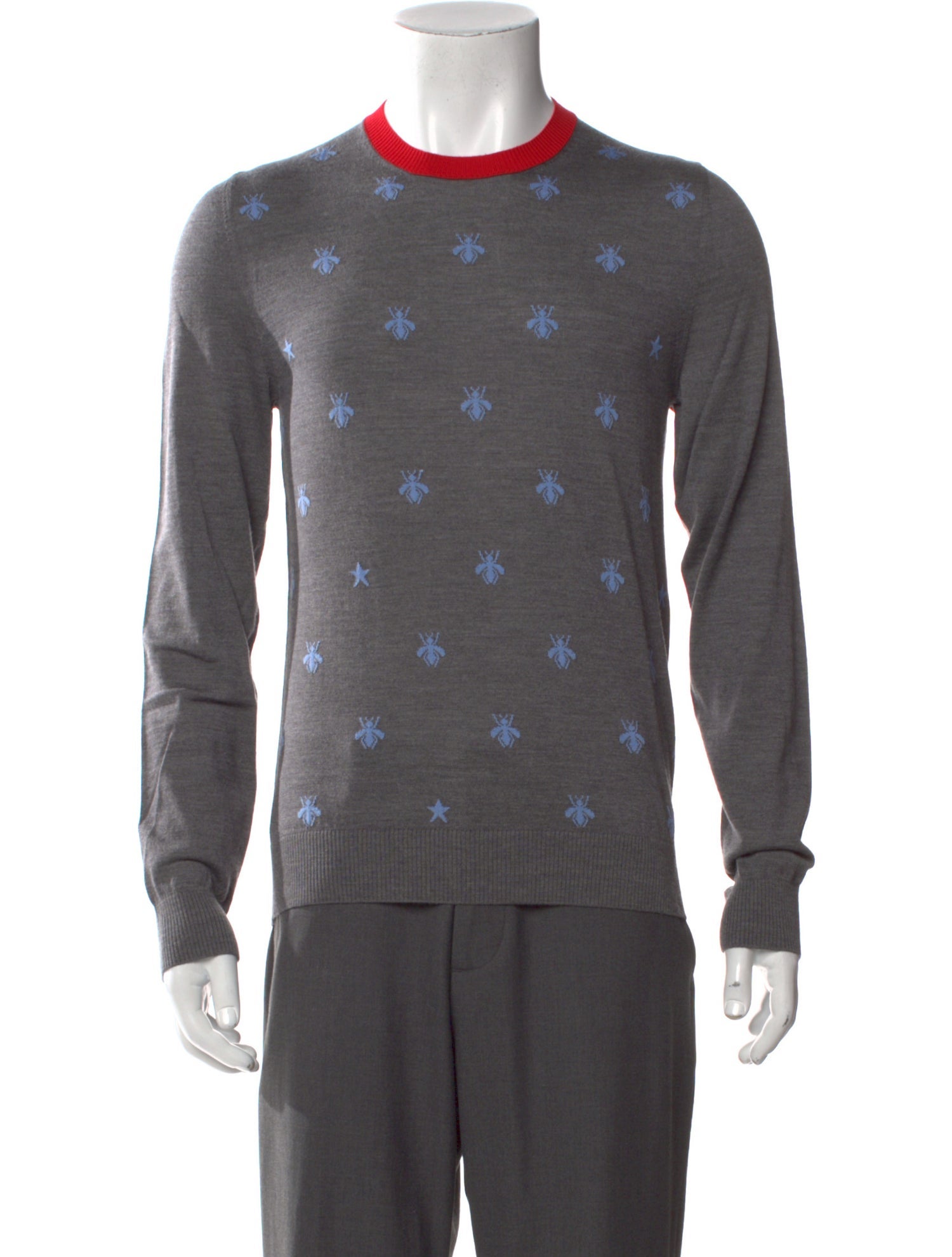 Gucci 2017 Bee Accent Pullover