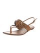 Gucci New Banana Horsebit Accent Slingback Sandals
