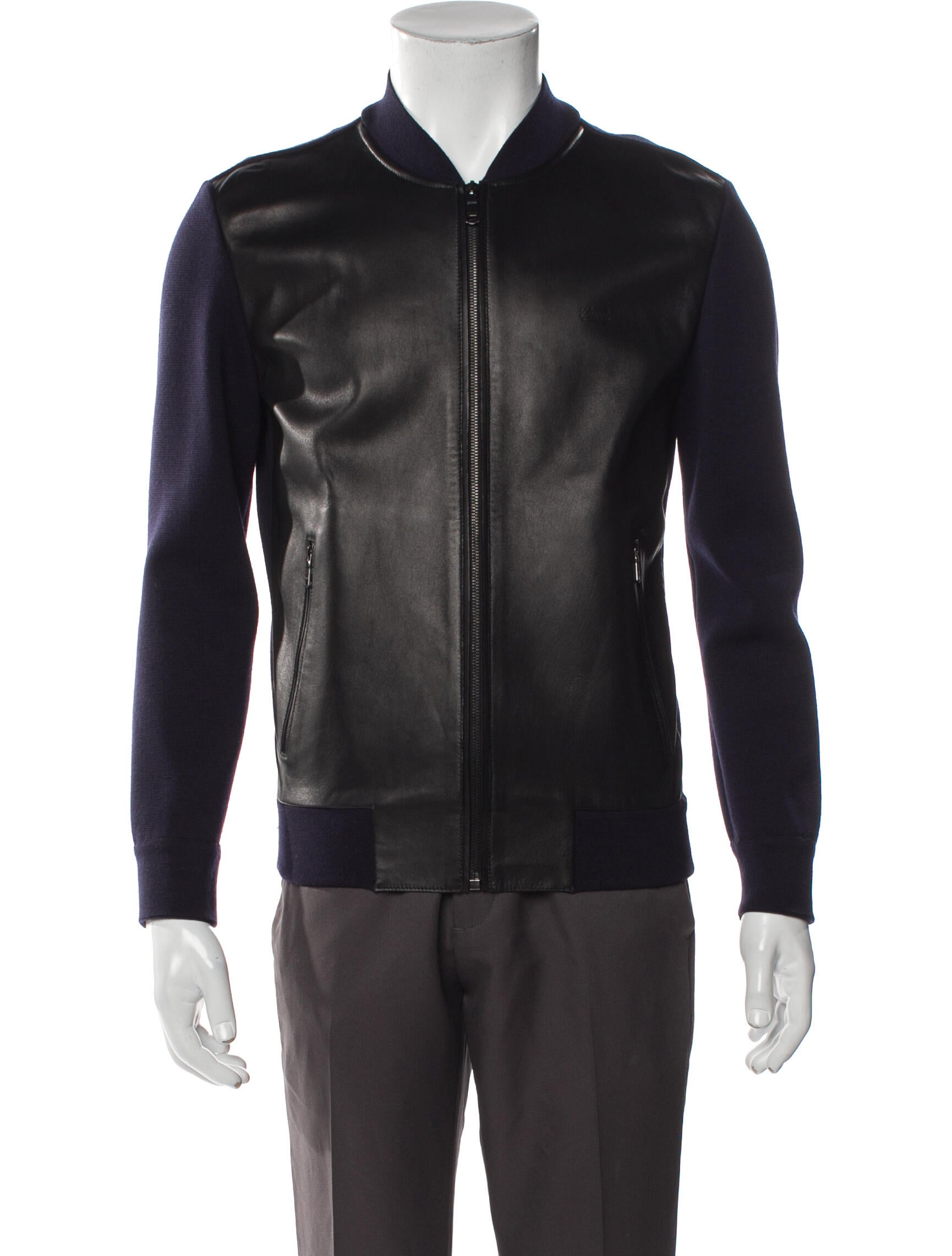 Gucci Lamb Leather Bomber Jacket