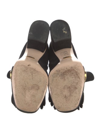 Gucci Double G Logo Suede Boots