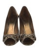 Gucci Horsebit Accent Leather Pumps