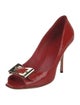 Gucci Horsebit Accent Patent Leather Pumps