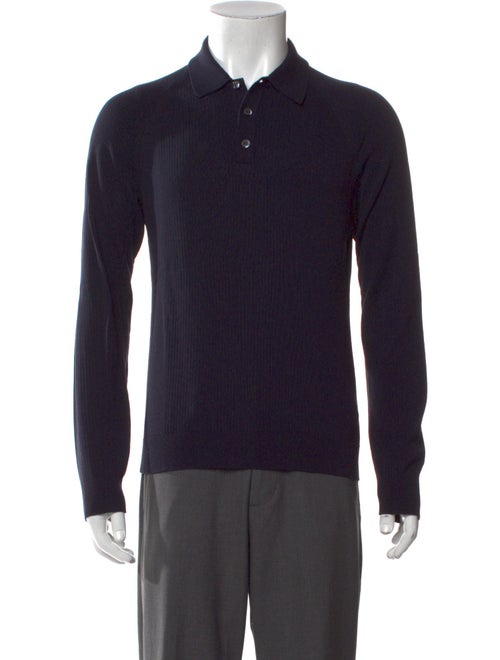 Gucci Collar Long Sleeve Polo Shirt