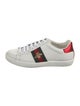 Gucci Web Accent Leather Sneakers