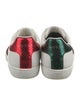 Gucci Web Accent Leather Sneakers