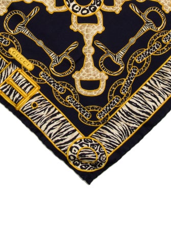Gucci Horsebit Pocket Square