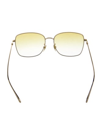 Gucci Web Accent Oversize Sunglasses