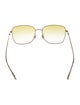 Gucci Web Accent Oversize Sunglasses
