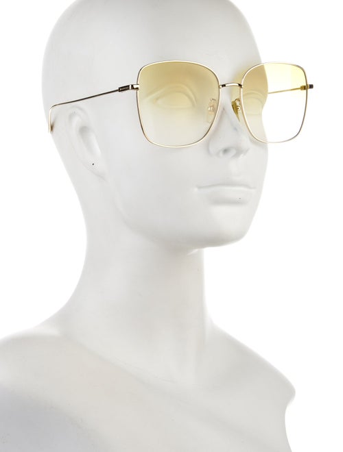 Gucci Web Accent Oversize Sunglasses