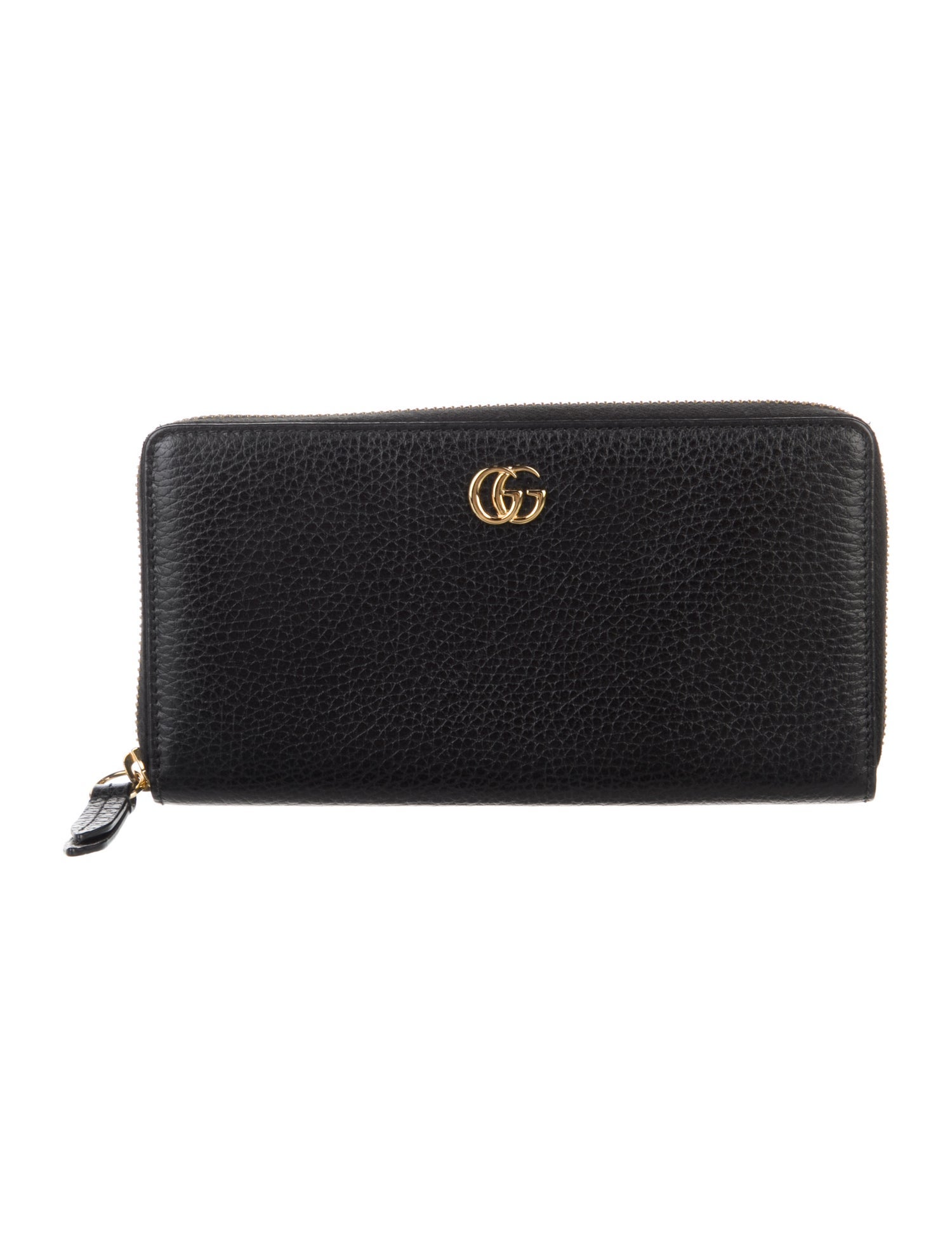 Gucci GG Marmont Leather Continental Double G Logo Continental Wallet
