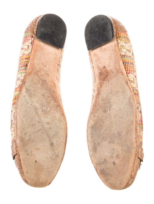 Gucci Horsebit Accent Leather Ballet Flats