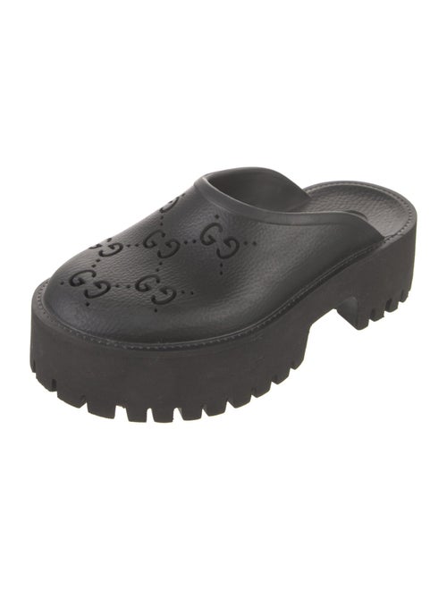 Gucci GG Signature Rubber Mules