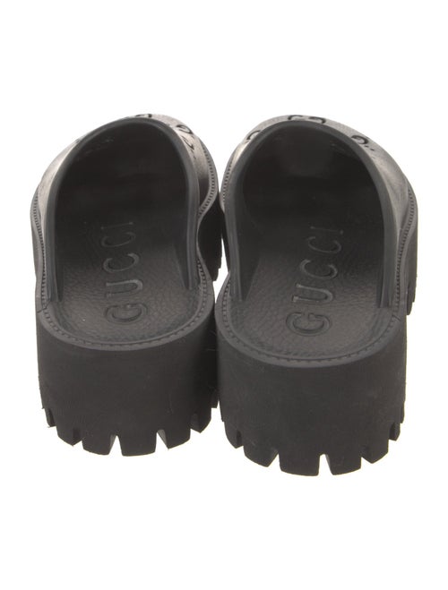 Gucci GG Signature Rubber Mules