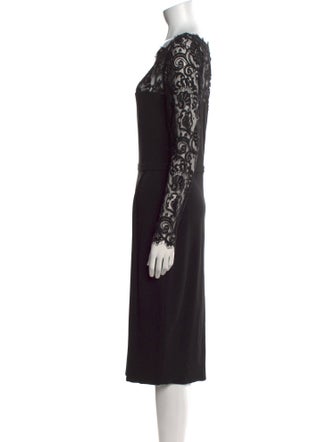 Gucci Lace Pattern Midi Length Dress