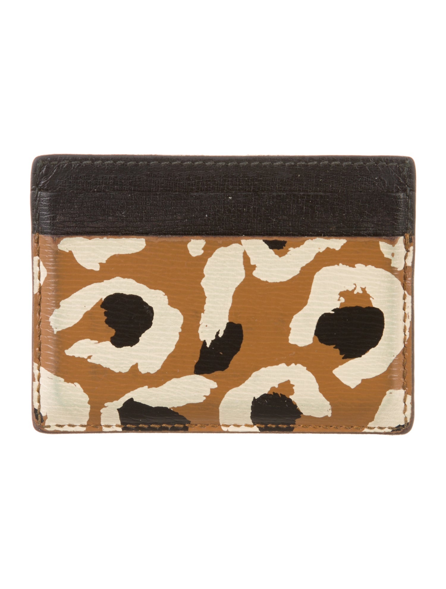 Gucci Interlocking G Logo Leather Card Holder