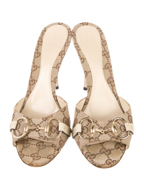 Gucci GG Canvas Canvas Sandals