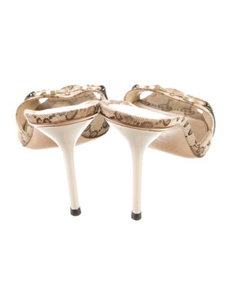 Gucci GG Canvas Canvas Sandals