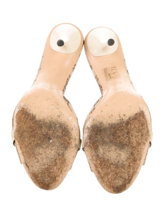 Gucci GG Canvas Canvas Sandals