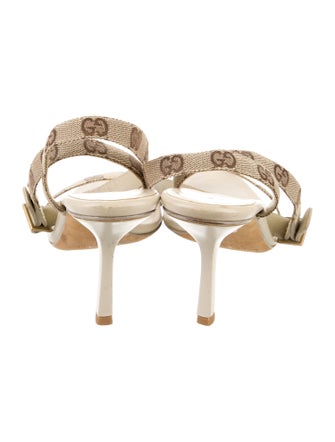 Gucci GG Canvas Canvas Sandals