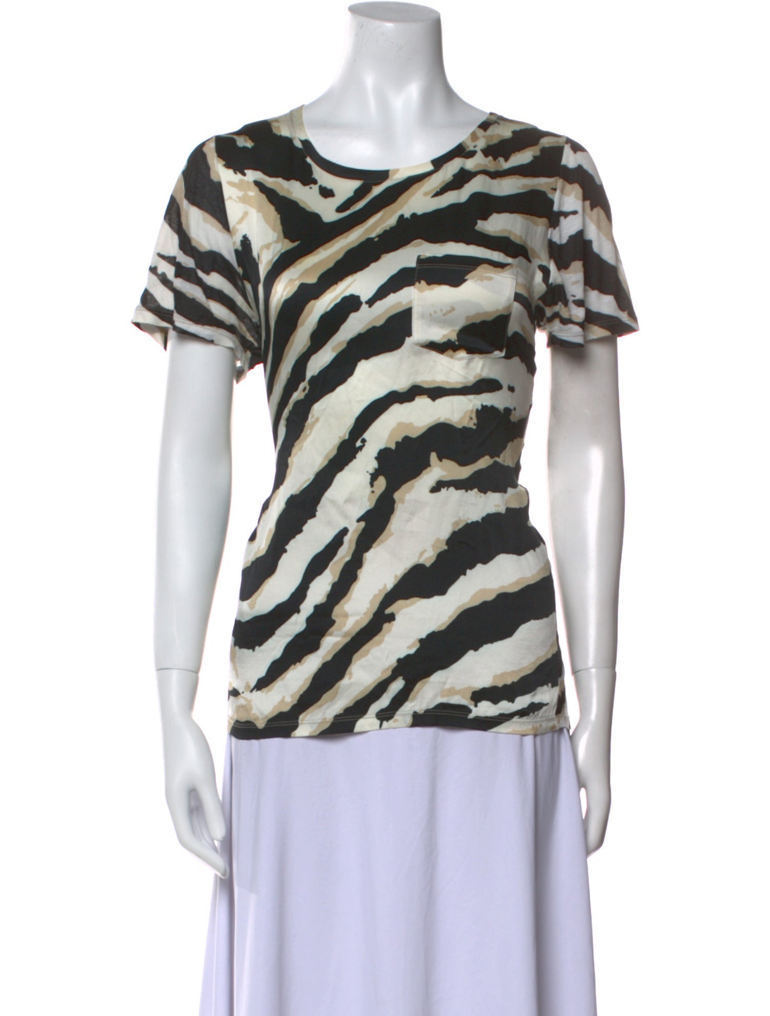 Gucci Silk Animal Print T-Shirt