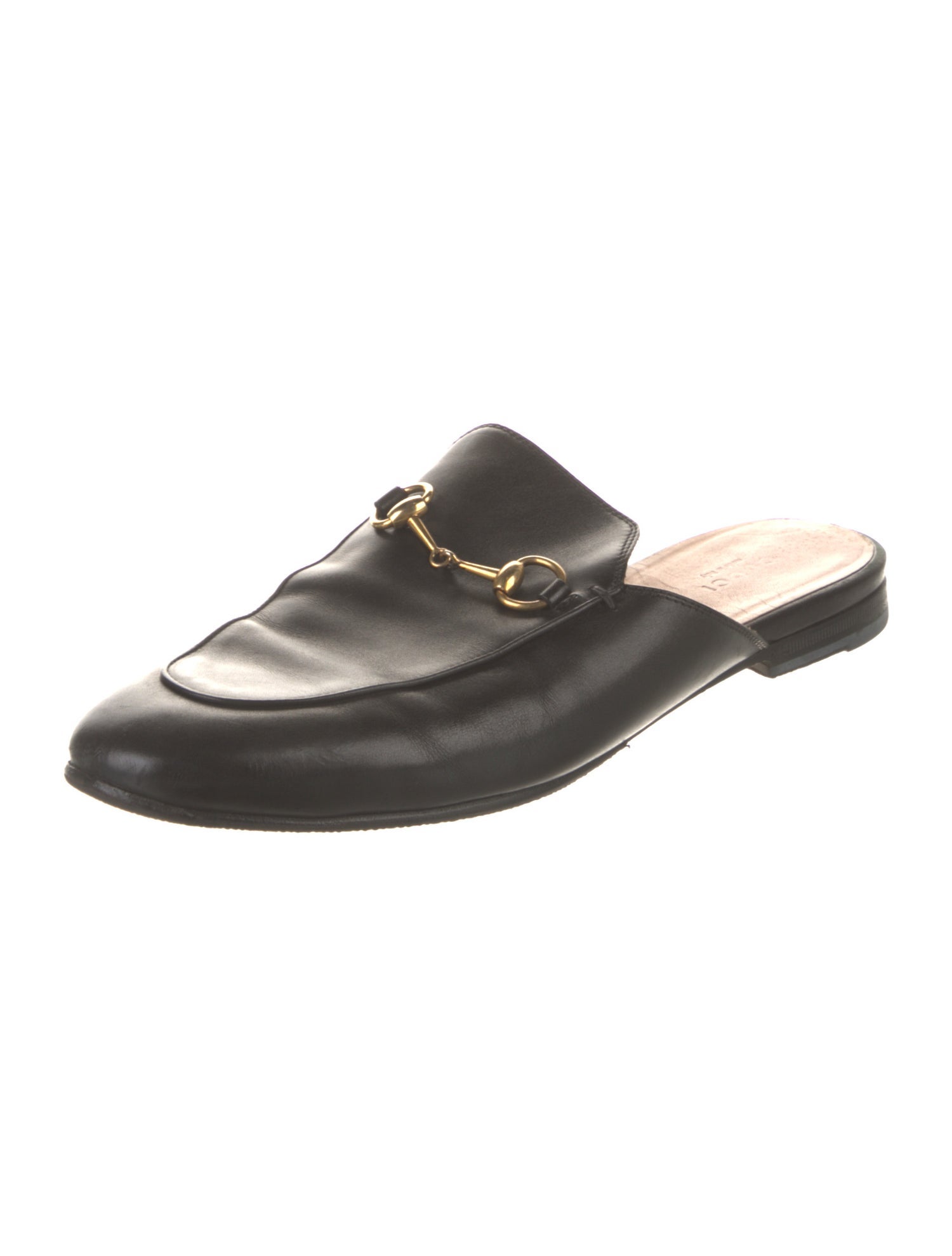 Gucci Horsebit Accent Leather Mules