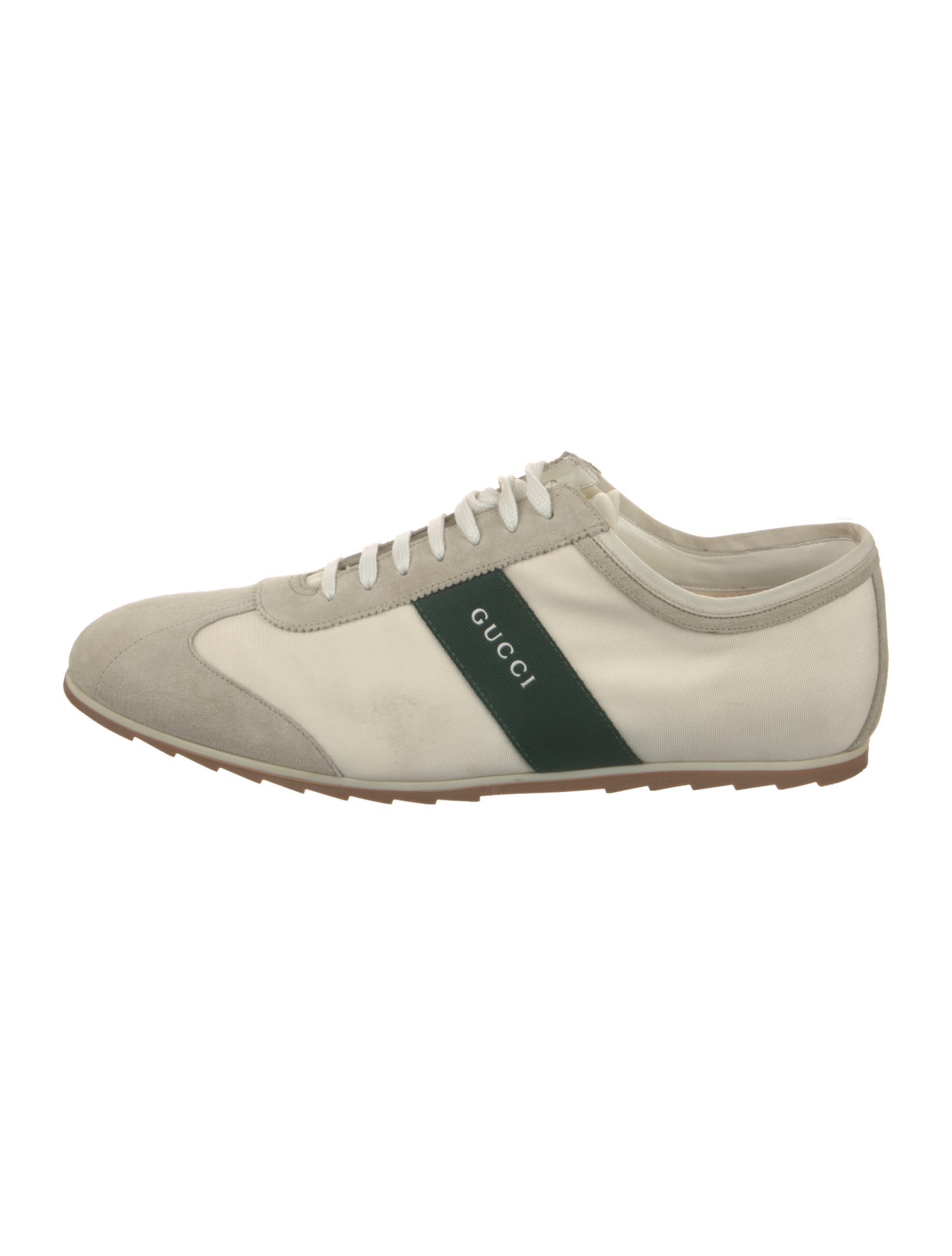 Gucci Web Accent Canvas Sneakers