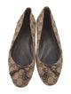 Gucci Canvas Printed Ballet Flats