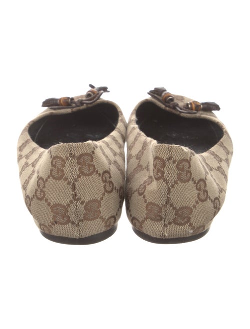 Gucci Canvas Printed Ballet Flats