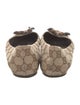 Gucci Canvas Printed Ballet Flats