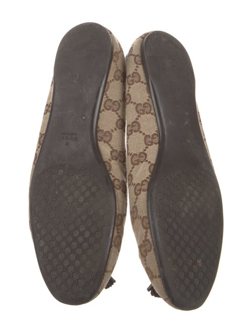 Gucci Canvas Printed Ballet Flats