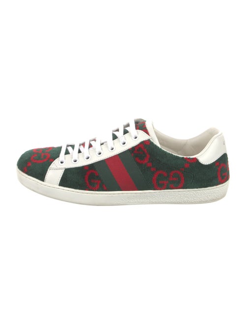 Gucci Web Accent Terry Cloth Sneakers