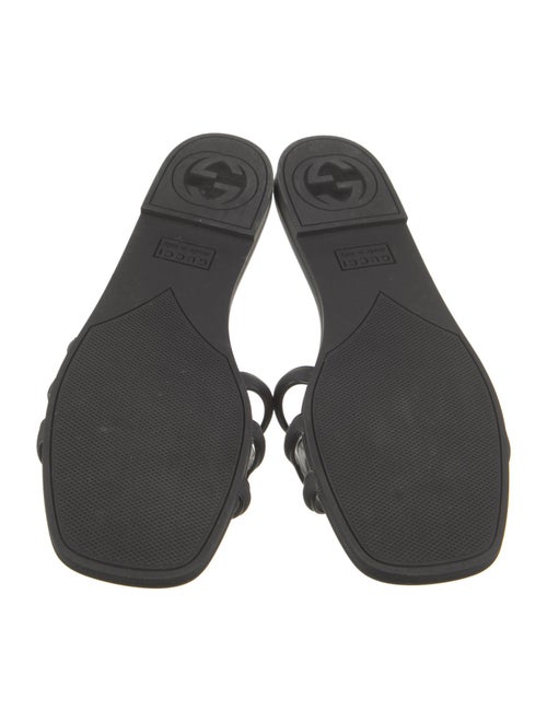 Gucci Interlocking G Logo Rubber Slides