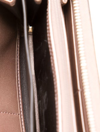 Gucci Microguccissima Pattern Patent Leather Continental Wallet