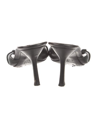 Gucci Horsebit Accent Leather Slides