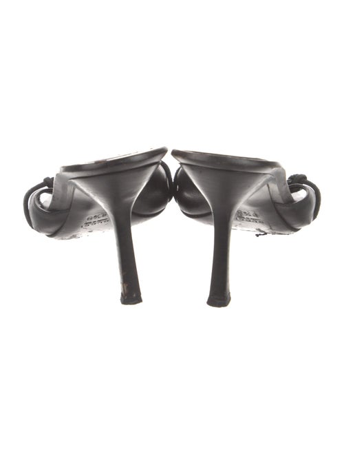 Gucci Horsebit Accent Leather Slides