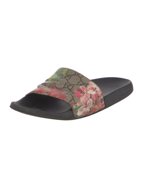 Gucci Flora Print Slides