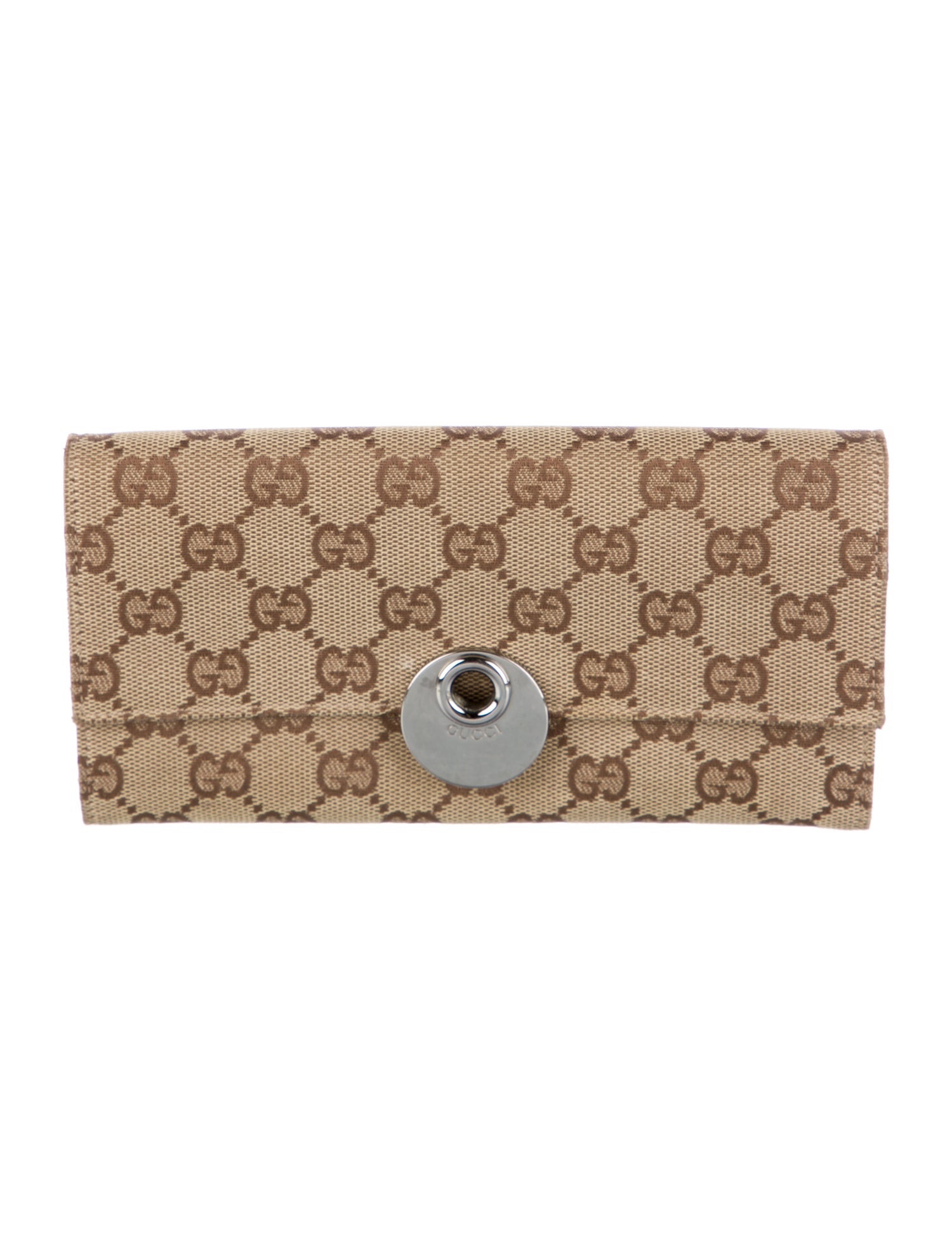 Gucci GG Canvas Canvas Continental Wallet