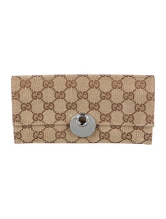 Gucci GG Canvas Canvas Continental Wallet