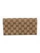 Gucci GG Canvas Canvas Continental Wallet