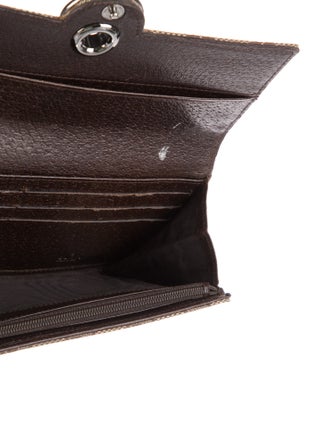 Gucci GG Canvas Canvas Continental Wallet