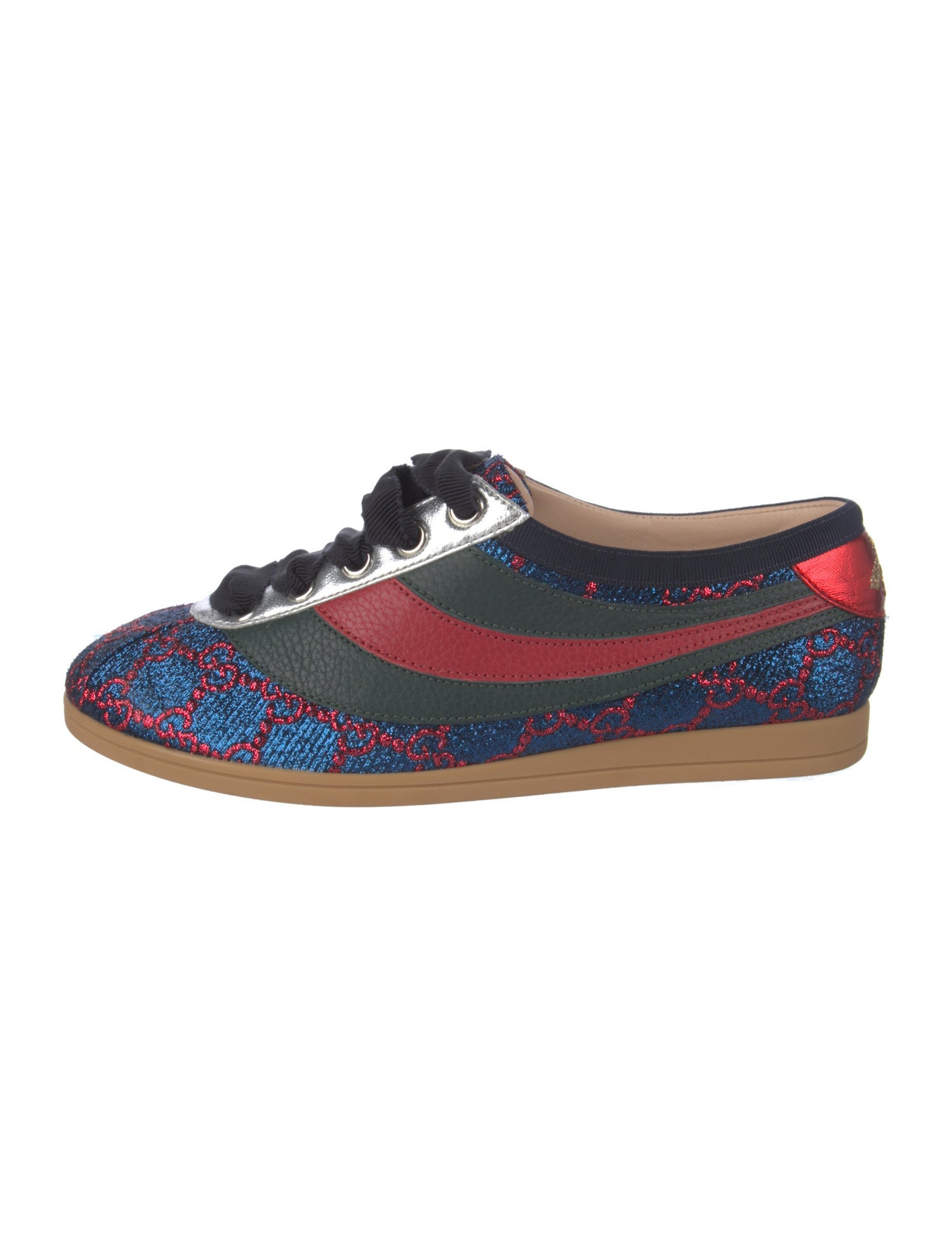 Gucci GG Lurex Glitter Accents Sneakers