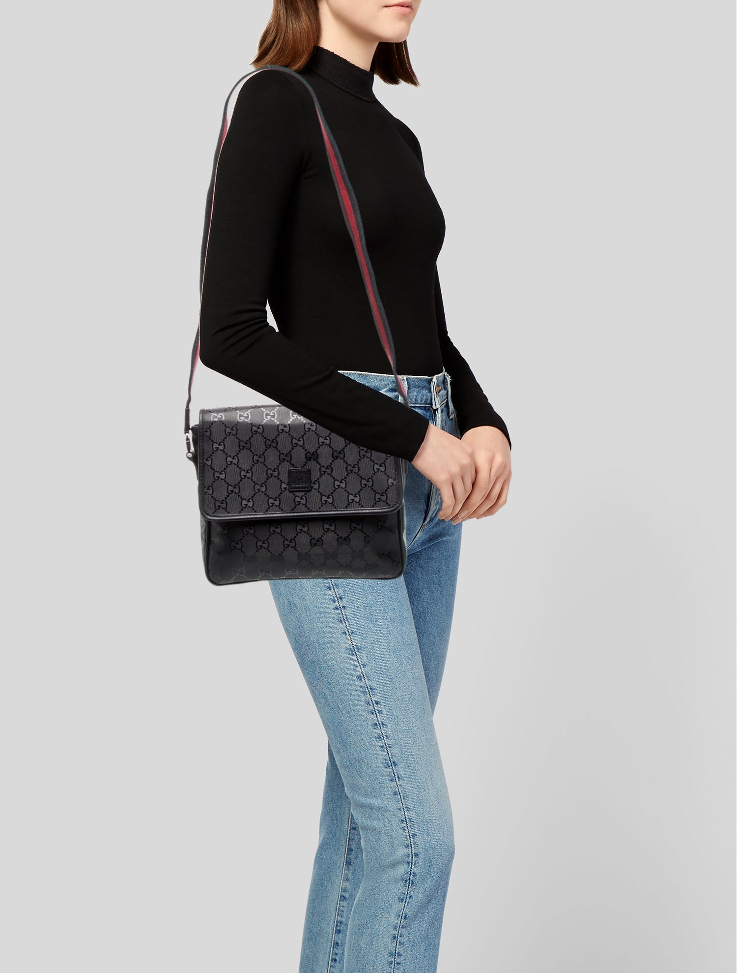 Gucci Girls' Monogram PVC Crossbody Purse