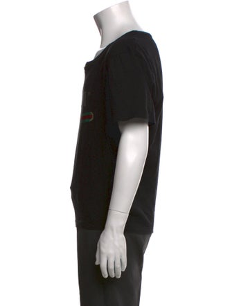 Gucci Web Accent Scoop Neck T-Shirt