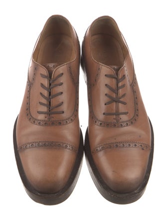 Gucci Leather Lasercut Accents Brogues