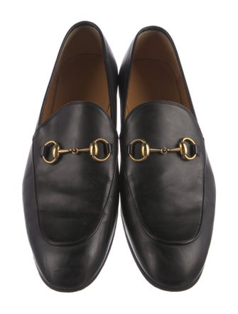 Gucci 1955 Horsebit Accent Leather Dress Loafers
