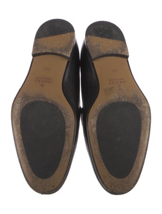 Gucci 1955 Horsebit Accent Leather Dress Loafers