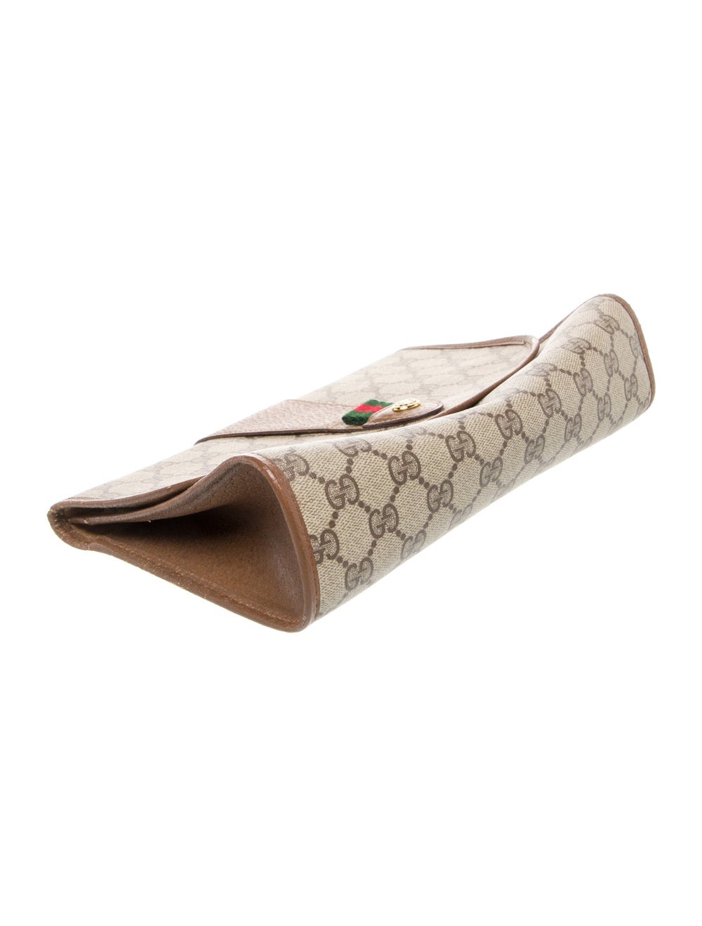 Gucci Clutch Neutrals GG Plus, Web Accent & Inter… - image 5