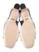 Gucci Leather Pleated Accents Slingback Pumps